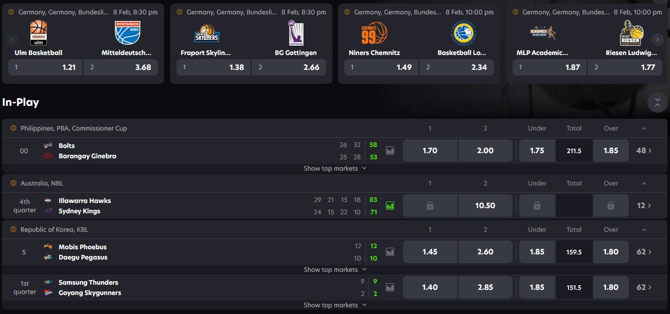 Neospin Basketball Betting