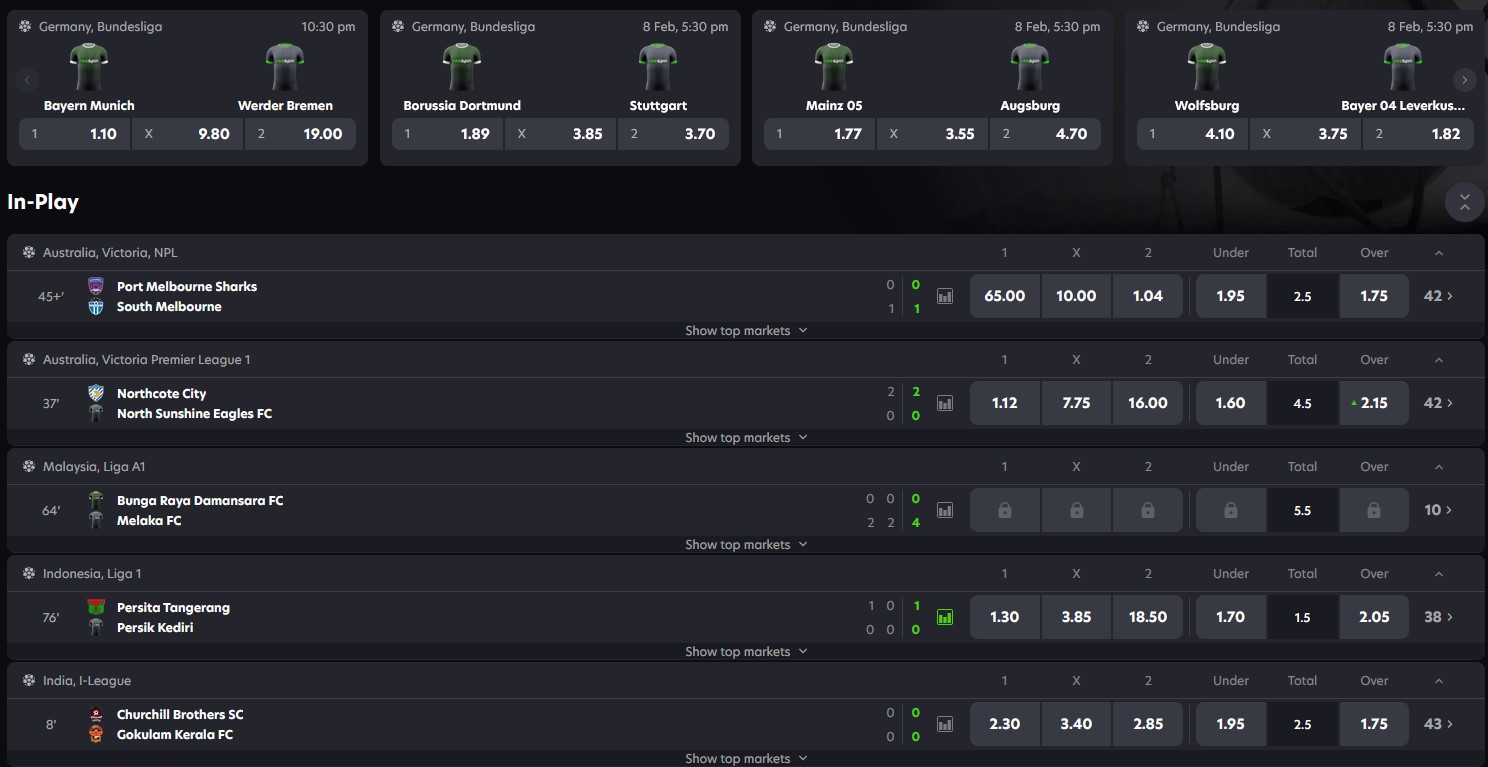 Neospin Soccer Betting